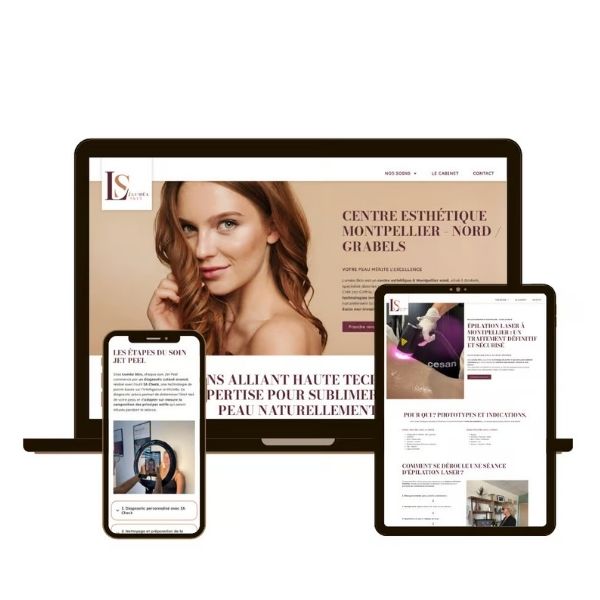 creation de site beaute esthetique