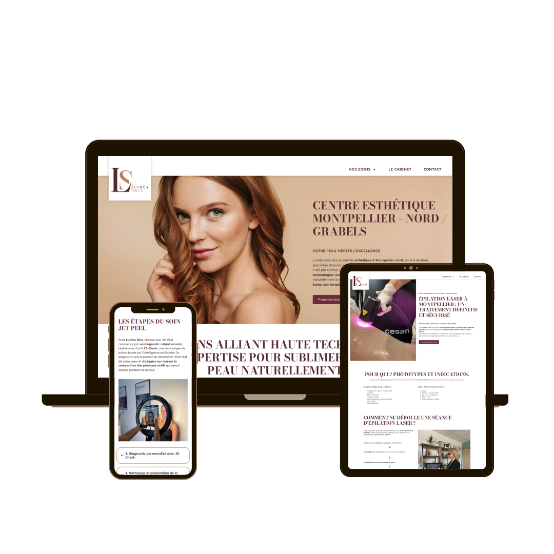 creation de site beaute esthetique